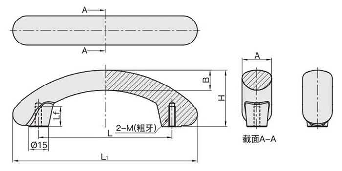 精密鑄造型拉手